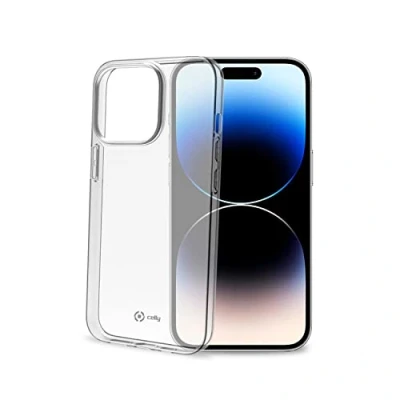Afbeelding van Telefoonhoes Celly iPhone 14 Pro Zwart Transparant