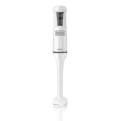 Image de Mixeur Plongeant Black+Decker Bxhb500e 500 W Blanc