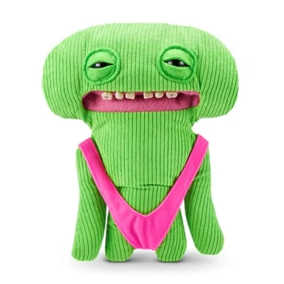 Afbeelding van Fuggler Vacay Vibes by ZURU, Funny Ugly Monster, Plush, Collectible, Toy (Smiley O Riley groen)