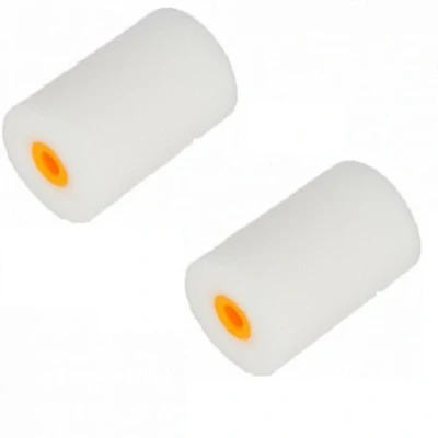 Afbeelding van Lakroller schuim wit 5cm 2 stuks