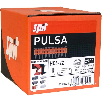 Afbeelding van Spit pulsa nagel HC 6 x 22mm + gas p800