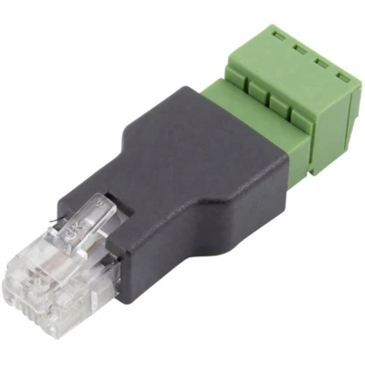 Afbeelding van TRU COMPONENTS FL 29 RJ 11 terminaladapter Stekker, recht Aantal polen 6P4C 1 stuk(s)