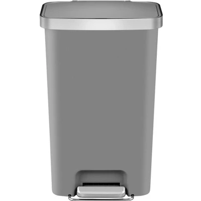 Afbeelding van EKO Hana pedaalemmer 45 ltr, Plastic grijs
