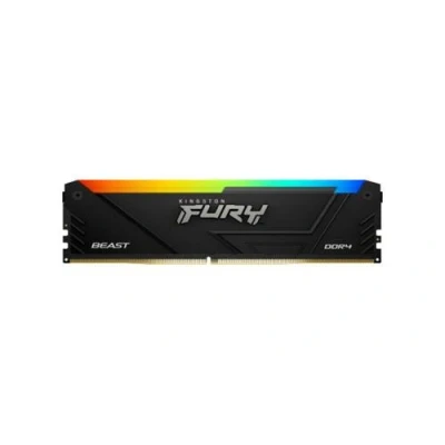 Image de Kingston FURY Beast RGB DDR4 kit 32 Go: 2 x Go DIMM 288 broches 1800 MHz / PC4 28800 CL18 1.35 V mémoire sans tampon non ECC noir