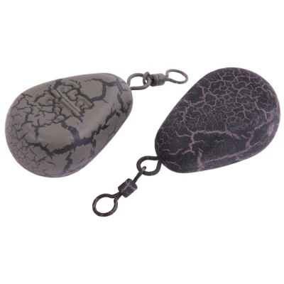 Afbeelding van Ultimate Camo Flat Pear Swivel Lead 70g (2 stuks) Wartellood
