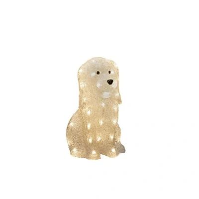Afbeelding van LED Kerstfiguur acryl zittende hond Konstsmide