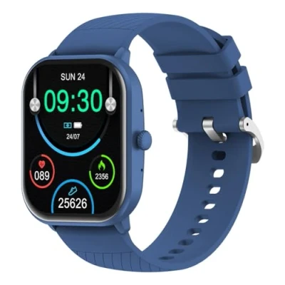 Afbeelding van Denver Smartwatch Android iOS Volledige Belfunctie Amoled Display Sporthorloge Hartslagmeter Saturatiemeter Slaapmonitor SWC187BU