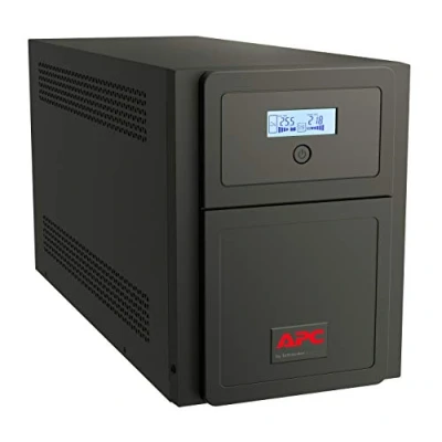 Image de APC Easy UPS SMV SMV3000CAI Onduleur CA 220/230/240 V 2100 Watt 3000 VA 4 x batterie 9 Ah RS 232 USB connecteurs de sortie : 6