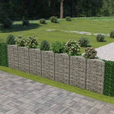 Afbeelding van Gabion mand 450x30x100 cm gegalvaniseerd staal