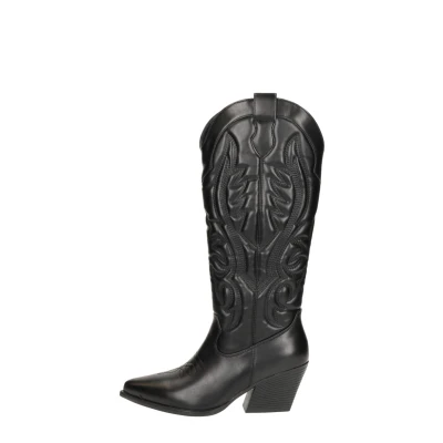 Afbeelding van SUB55 Western boots Kuit Laarzen zwart Maat 36