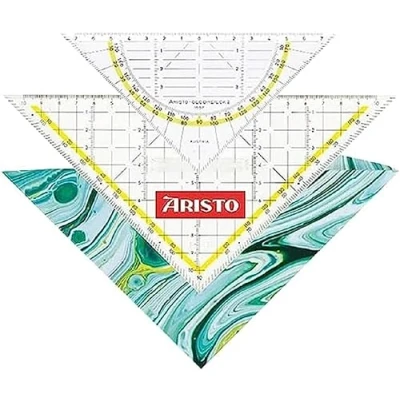 Afbeelding van Aristo geocoverset 3in1 Mystic green 1 geocover + geodriehoek tekendriehoek AR 18102B