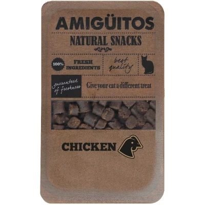 Afbeelding van Amiguitos Cat Snack Chicken Kattensnack 100 g