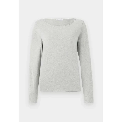Afbeelding van Marc O&#039;Polo Denim Longsleeve Crewneck Longsleeve, Dames, Maat: XS, Grey melange