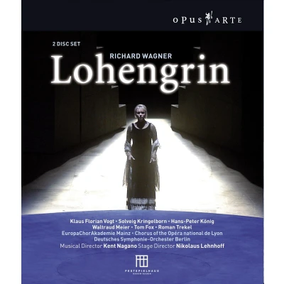Afbeelding van Klaus Florian Vogt, Solveig Kringelborn, Waltraud Meier Wagner: Lohengrin (3 DVD)