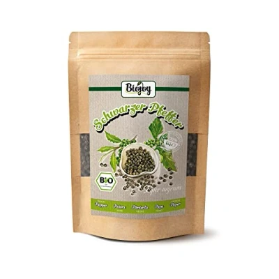 Afbeelding van Biojoy Biologische zwarte peper (100 g), peperzaden voor molen (Piper nigrum)