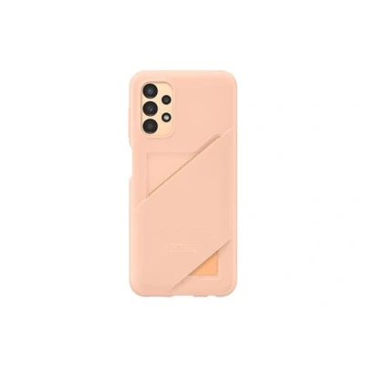 Image de Coque souple ultra fine avec porte carte pour Samsung Galaxy A13 4G Pêche