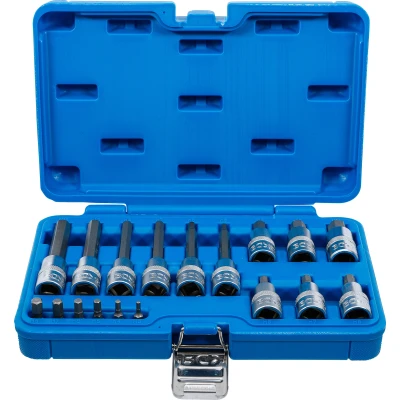 Afbeelding van BGS Dopsleutelbitset 1/4&quot; / 1/2&quot; inbus 18 delig