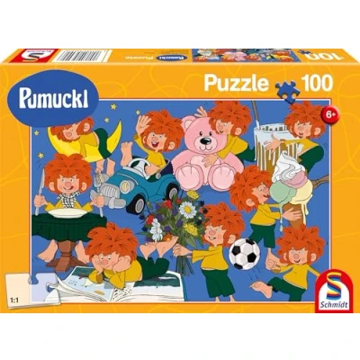 Afbeelding van Schmidt Spiele kinderpuzzel Plezier met Pumuckl, kinderpuzzel, 100 stukjes, 56492