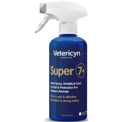 Afbeelding van Vetericyn Super 7+ Naveldip &quot;soin du cordon ombilical&quot;, 3785 ml, Convient aux Bovins Vaches Porcs