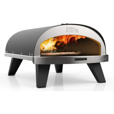 Afbeelding van ZiiPa Pizza Oven Piana Gasmodel met Thermometer Antraciet voor ø 30 cm pizza&#039;s