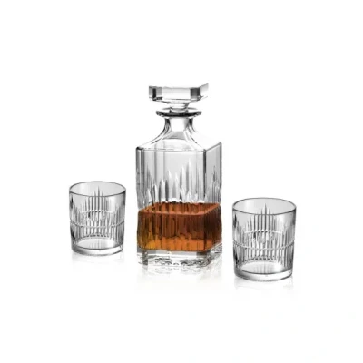 Afbeelding van Salt&amp;Pepper Whiskyset Linus 3 delig Bond