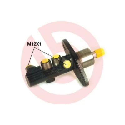 Afbeelding van BREMBO M 24 012 Hoofdremcilinder 22,2mm Gietijzer 12 x 1 (2) voor voertuigen met ABS