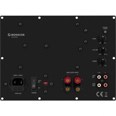Afbeelding van Monacor SAM 300D subwoofer plaatversterker