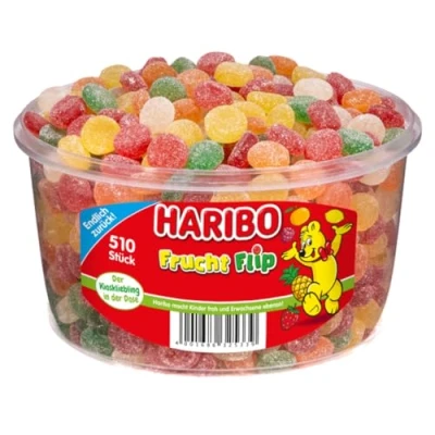 Afbeelding van Haribo Fruit Flip 510 stuks
