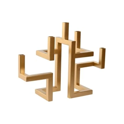 Afbeelding van Kroonkandelaar Home ESPRIT Gouden Metaal Modern 38 x 12 29 cm