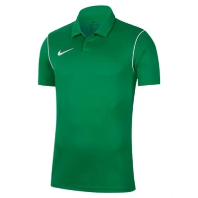 Afbeelding van Nike Performance Poloshirt, Heren, Maat: Medium, Pine green / white