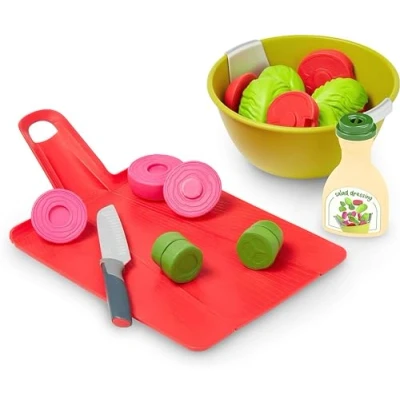 Afbeelding van Joseph Salade bereidingsset voor kinderen vanaf 3 jaar, met Chop2Pot snijmat en geluidseffect dressing
