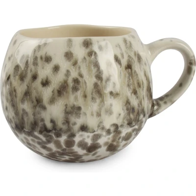 Afbeelding van Salt &amp; Pepper Muggies Dotted Grey beker 46cl