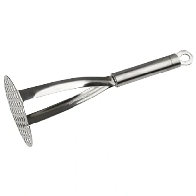 Afbeelding van Fackelmann 40587 Premium aardappelstamper, roestvrij staal, zilverkleurig, 28,5 x 11,5 10 cm