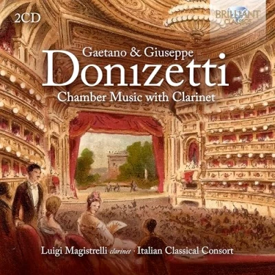 Afbeelding van Luigi Magistrelli Gaetano &amp; Giuseppe Donizetti: Chamber Music With Clarinet (CD)