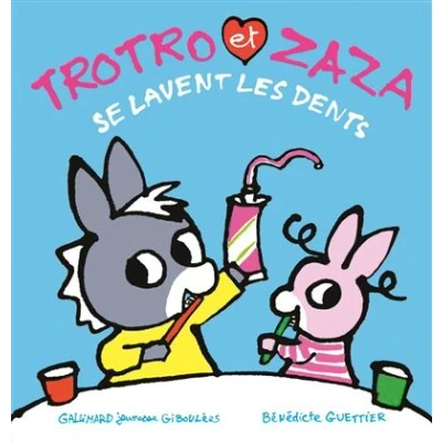 Image de Trotro et Zaza se lavent les dents