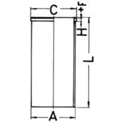 Afbeelding van KOLBENSCHMIDT 89025190 Cilindervoering