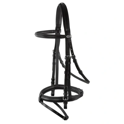 Image de Schockemöhle Bride Bremen Large Noir/Argent Cob