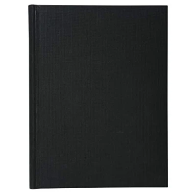 Afbeelding van Le Dolphin Ref. 6529D 1 register afmetingen 29,7 x 21 cm A4 geruite print 5 kleine ruitjes binnenpapier 90 g 200 genummerde pagina&#039;s harde kaft van zwart canvas