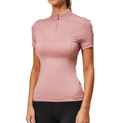 Image de Equestrian Stockholm Air Breeze Sunshirt Pink Short Sleeve
