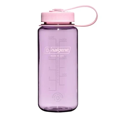 Afbeelding van Nalgene Wide Mouth Bottle drinkfles 500ml BPA free SUSTAIN Cherry Blossom