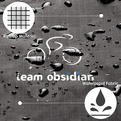 Afbeelding van TeamObsidian Fiets Hoes Waterdichte Buitenfiets Stalling voor 3 Fietsen Zwaar Werk Fietstentmateriaal Constante Bescherming door alle Weersomstandigheden en Seizoenen