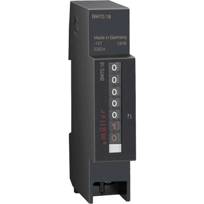 Afbeelding van Müller BW 70.18 230V 60Hz Bedrijfsurenteller Roltelwerk
