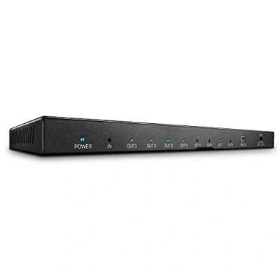 Afbeelding van LINDY 38237 8 poorten HDMI splitter 3840 x 2160 Pixel Zwart