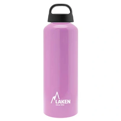 Afbeelding van LAKEN Drinkfles van aluminium, klassiek, met schroefsluiting en brede hals, 0,75 l