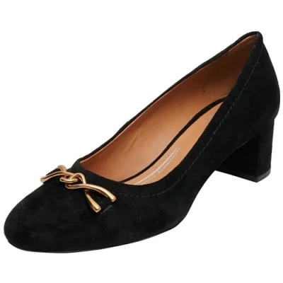 Afbeelding van Geox Pheby Klassieke pumps, Dames, Maat: 37, Black Kalfsleer