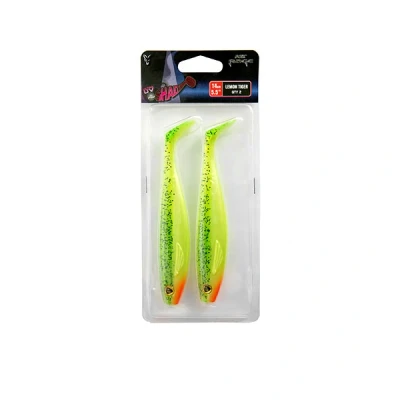 Afbeelding van Fox Rage Pro Shad Lemon Tiger Ultra UV Packs 14cm 2pcs