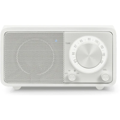 Afbeelding van Sangean Wr 7 Houten Cabinet Radio Wit
