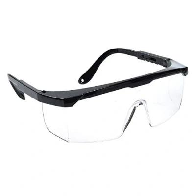 Afbeelding van Portwest Classic veiligheidsbril zwart transparant PW33CLR