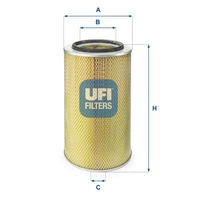 Afbeelding van UFI 27.805.00 Luchtfilter 383 226 Filter insert