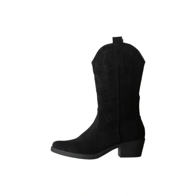 Afbeelding van Elara Cowboy/Bikerlaarzen, Dames, Maat: 36, Schwarz Schoenen